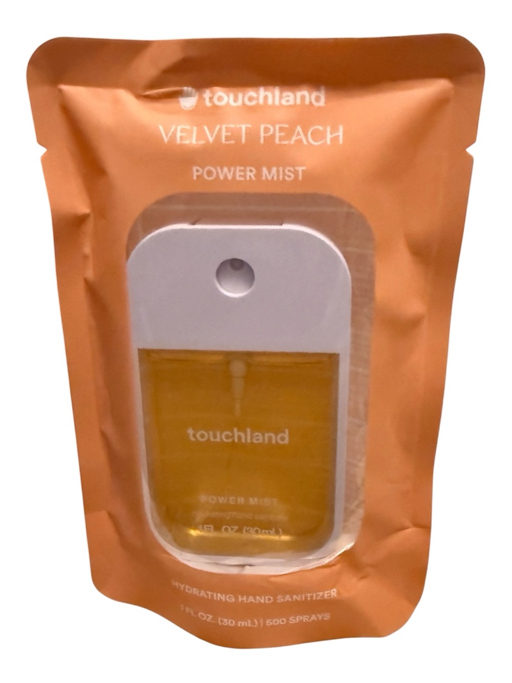 Touchland Velvet Peach Power Mist Hand Sanitizer - Peach